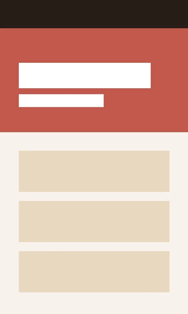 Mobile screen mockup for the Riverside Kitchen concept.