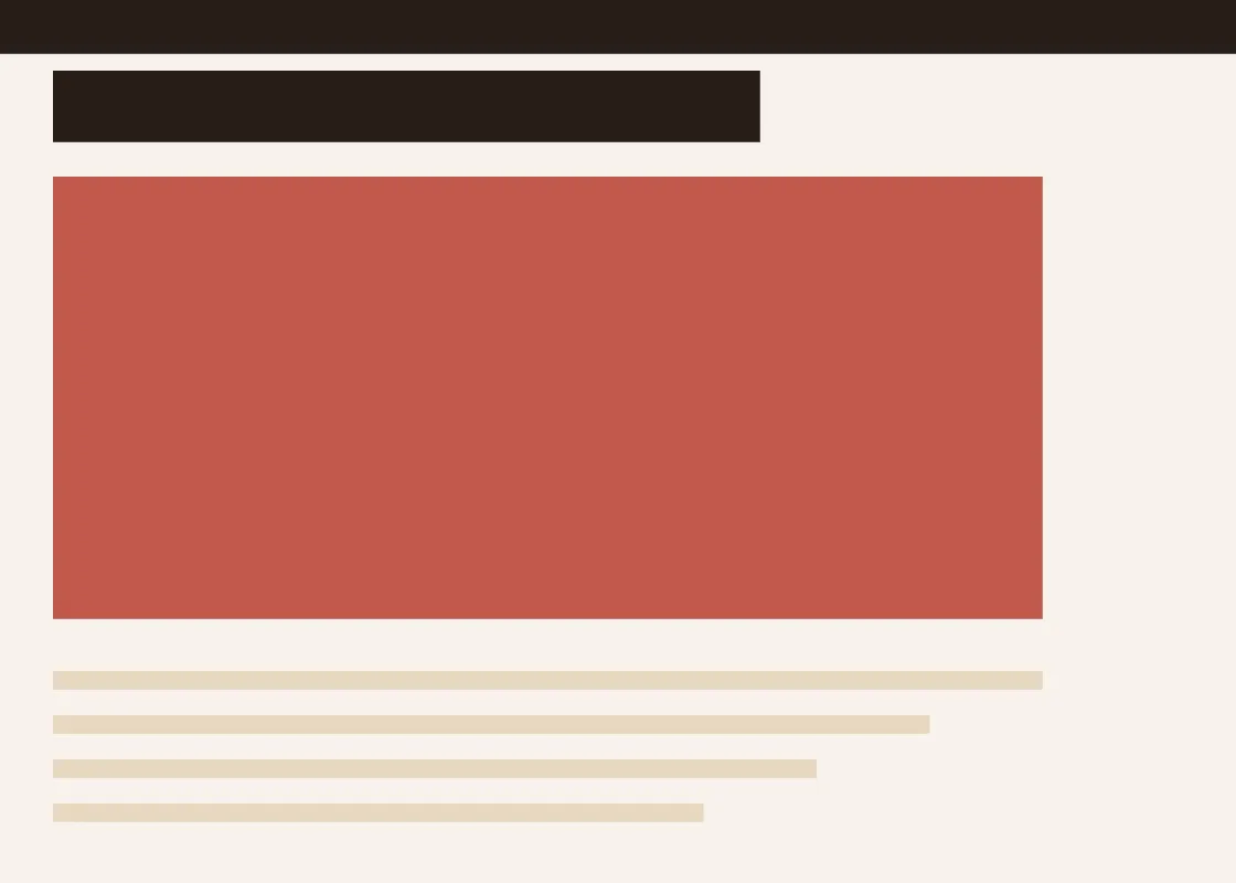 Content page mockup for the Riverside Kitchen concept.
