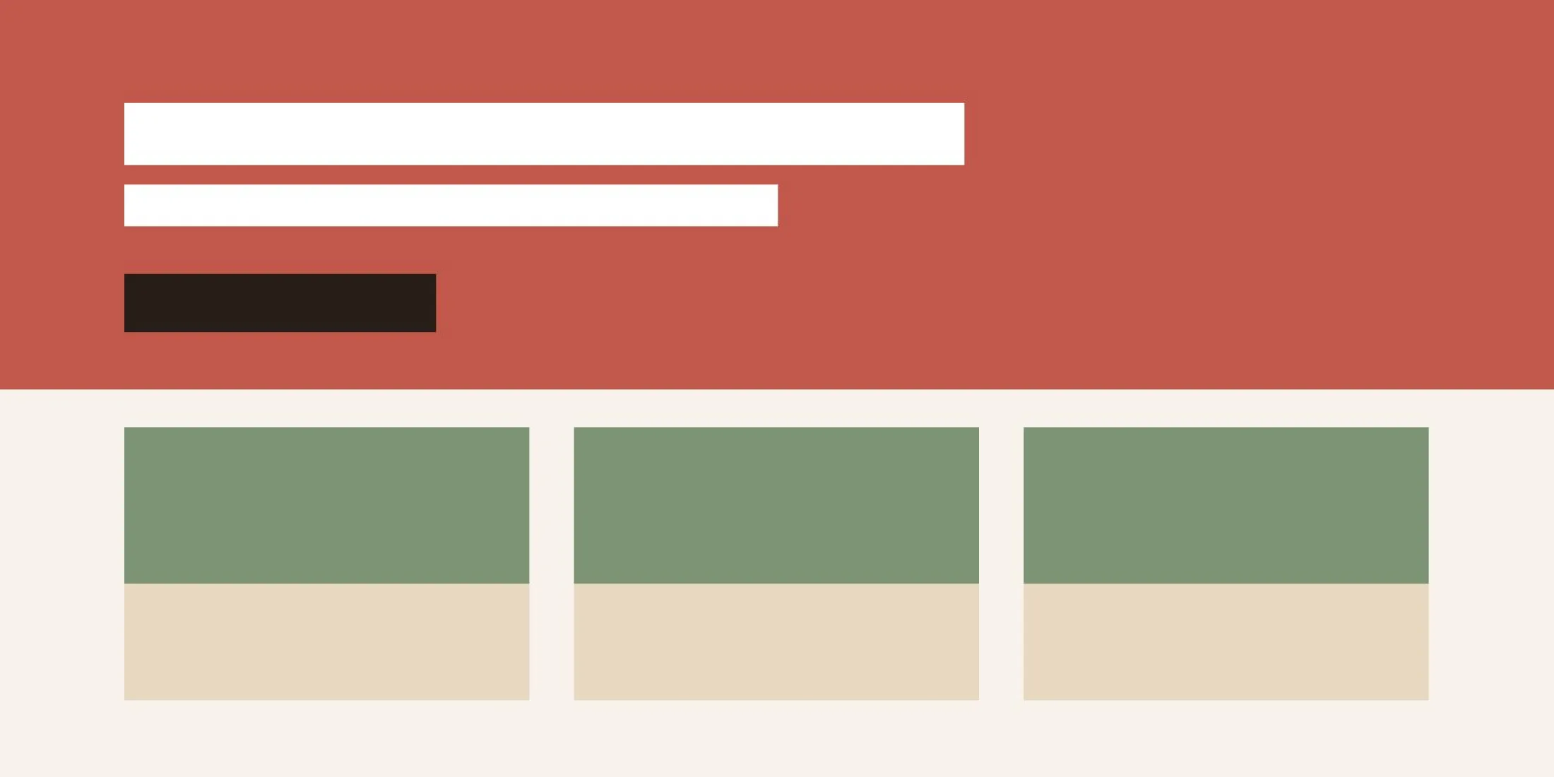 Homepage mockup for the Riverside Kitchen concept.