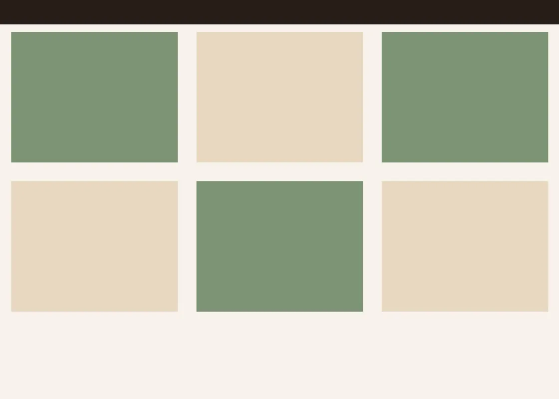 Category grid mockup for the Riverside Kitchen concept.